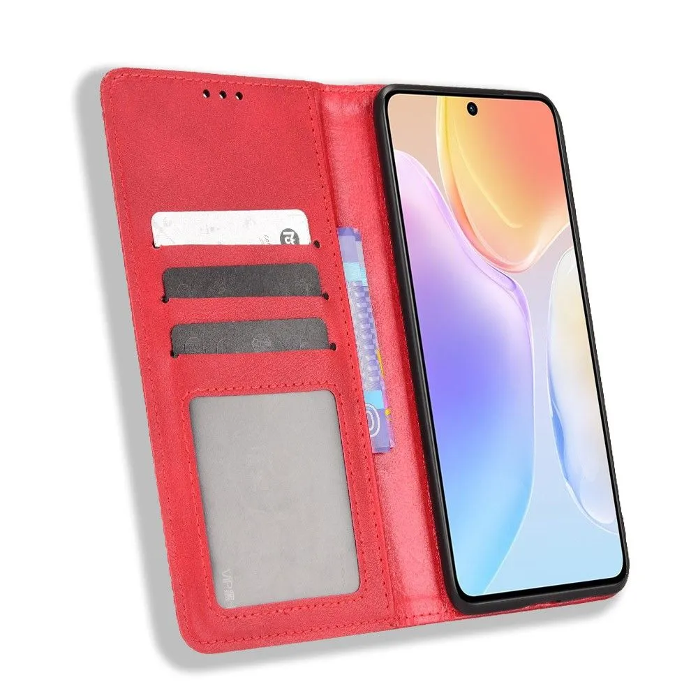 Bofink Vintage Vivo X70 leather case - Red