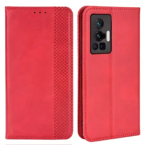 Bofink Vintage Vivo X70 Pro leather case - Red