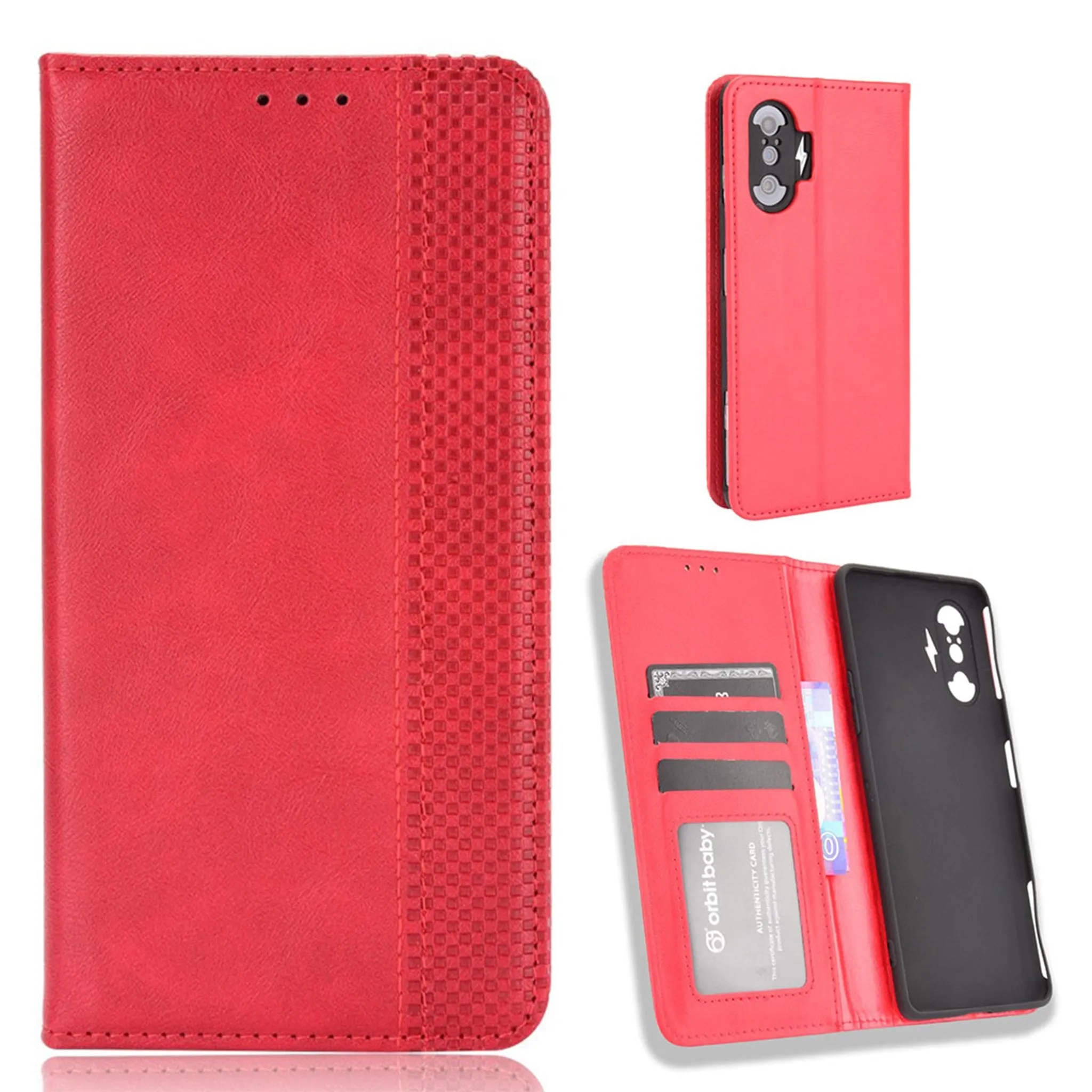 Bofink Vintage Xiaomi Poco F3 GT / Redmi K40 Gaming leather case - Red