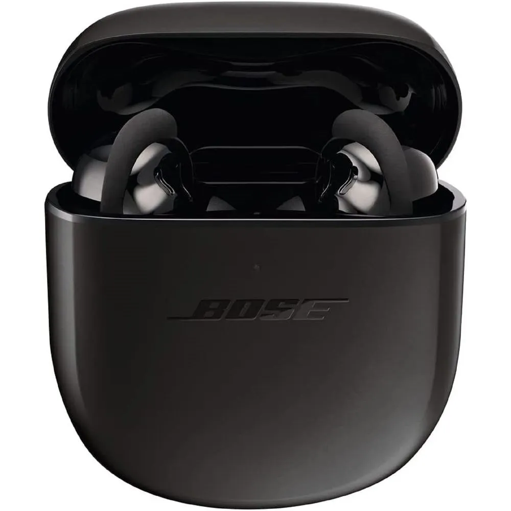 Bose 883974-0010 QuietComfort Earbuds II with Protective Fabric Case Cover