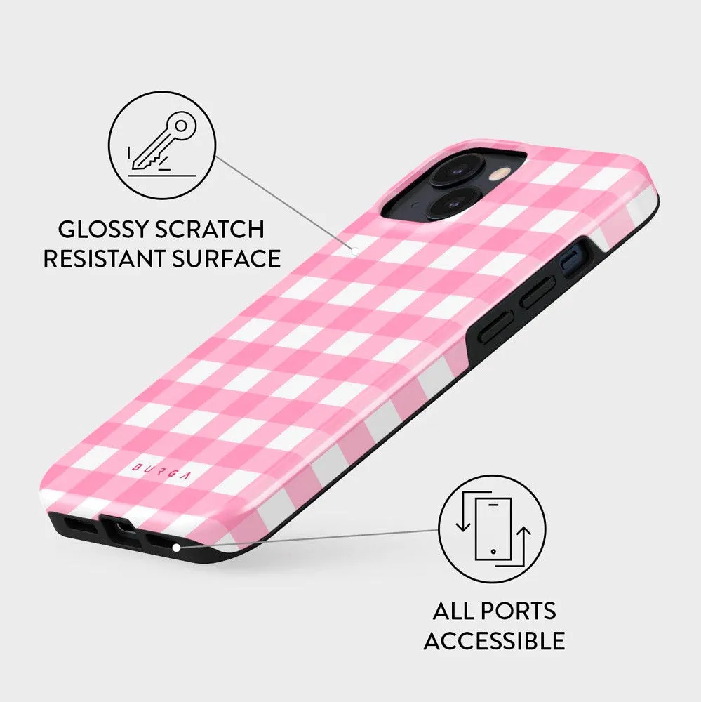 Burga iPhone 14 Tough Fashion Case - Think Pink