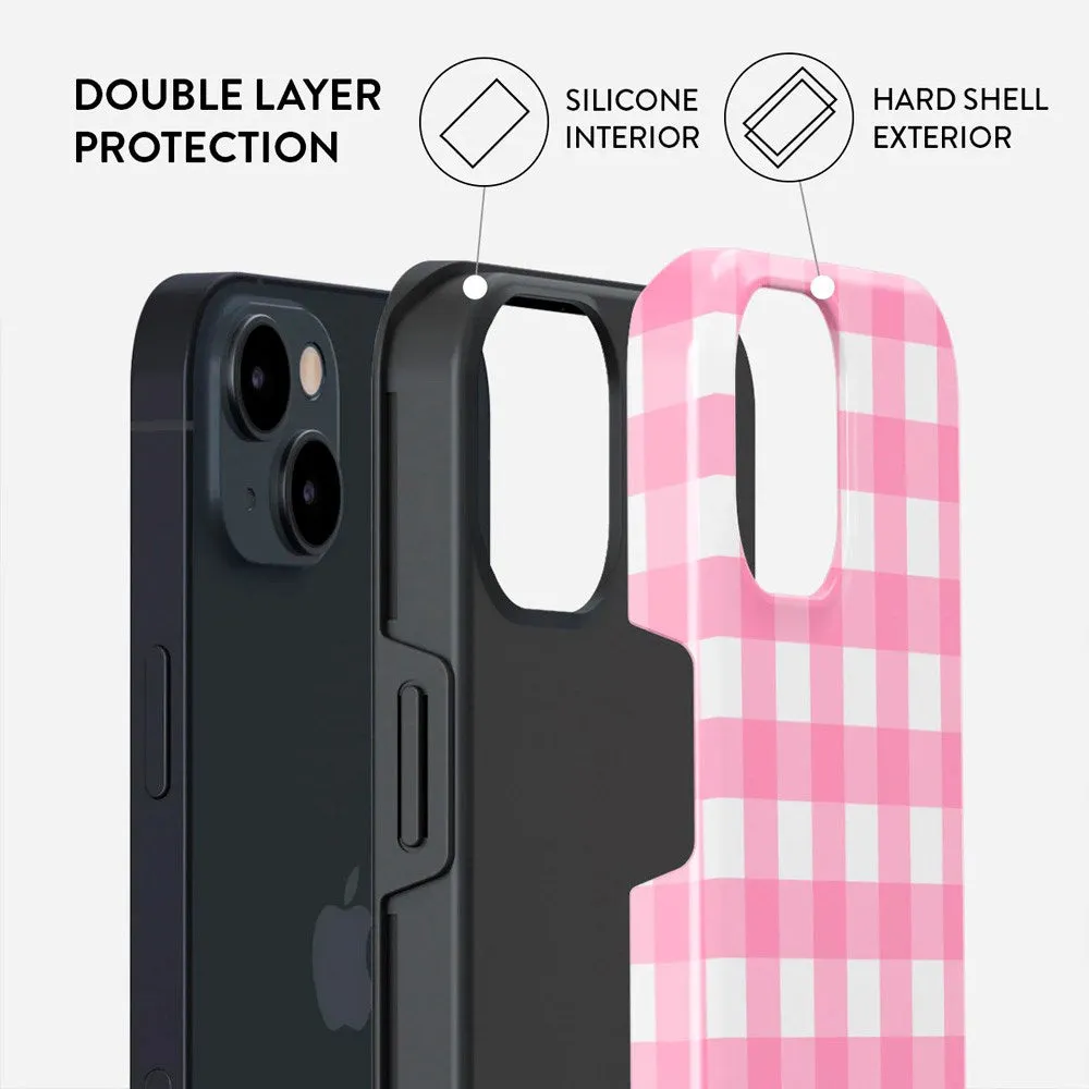 Burga iPhone 14 Tough Fashion Case - Think Pink