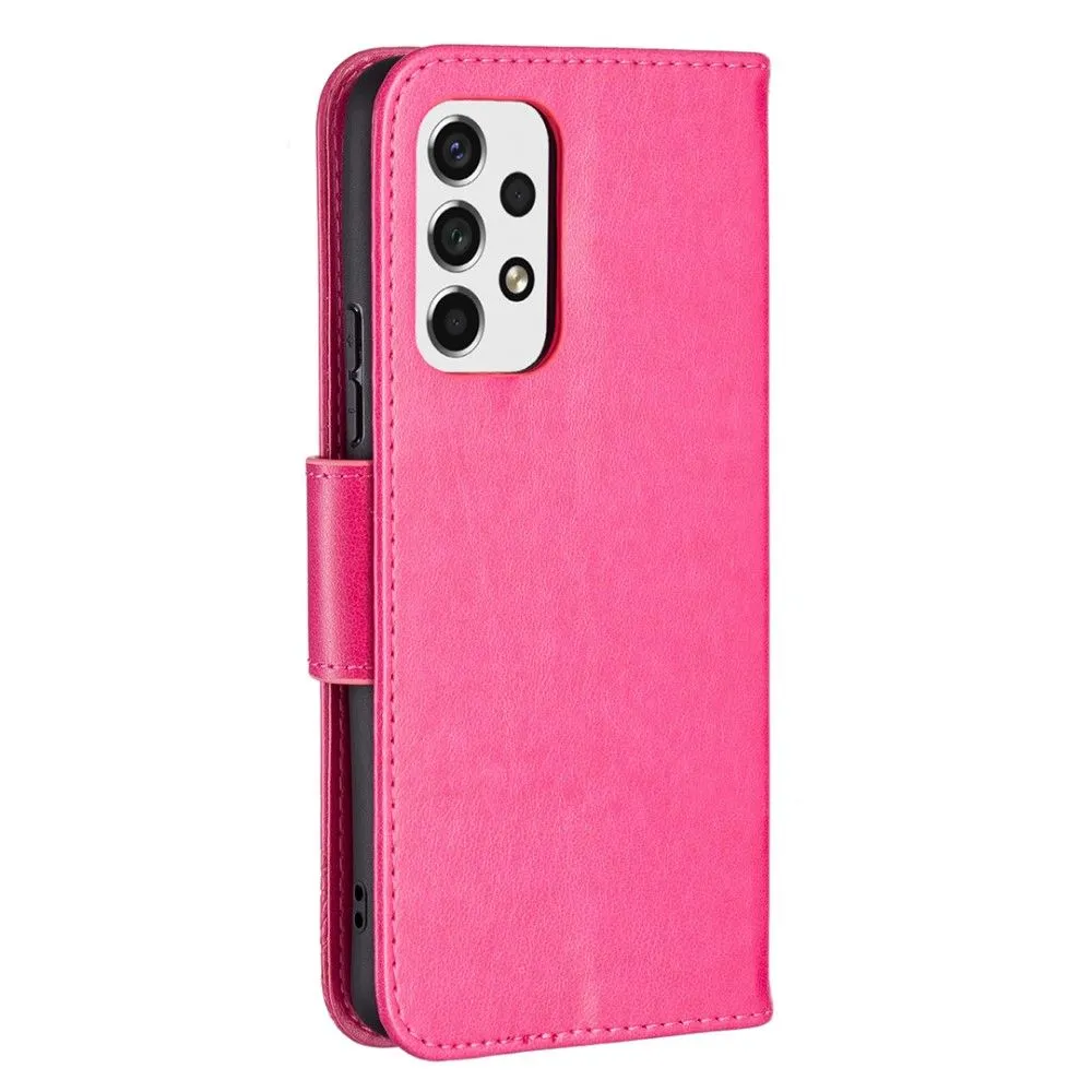 Butterfly Samsung Galaxy A53 5G flip case - Rose