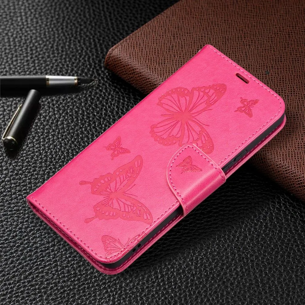 Butterfly Samsung Galaxy A53 5G flip case - Rose