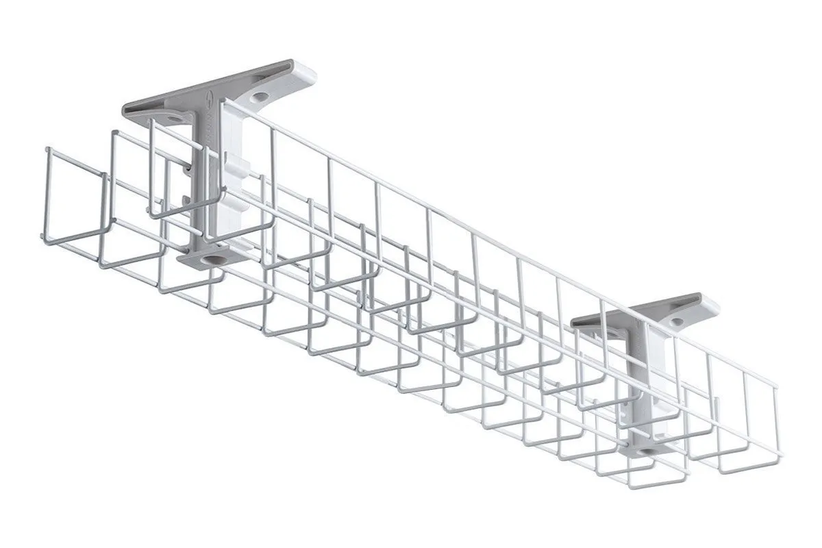 Cable Management Basket Back to Back Metal Tray