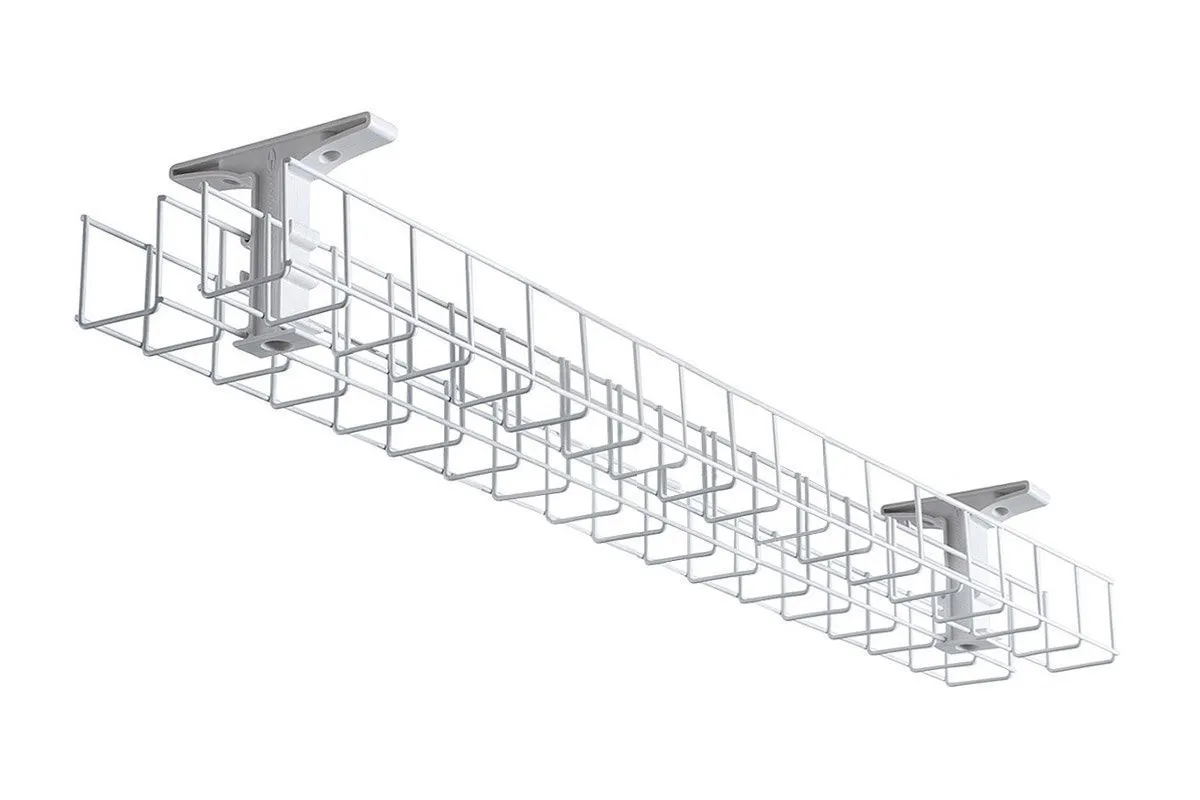 Cable Management Basket Back to Back Metal Tray