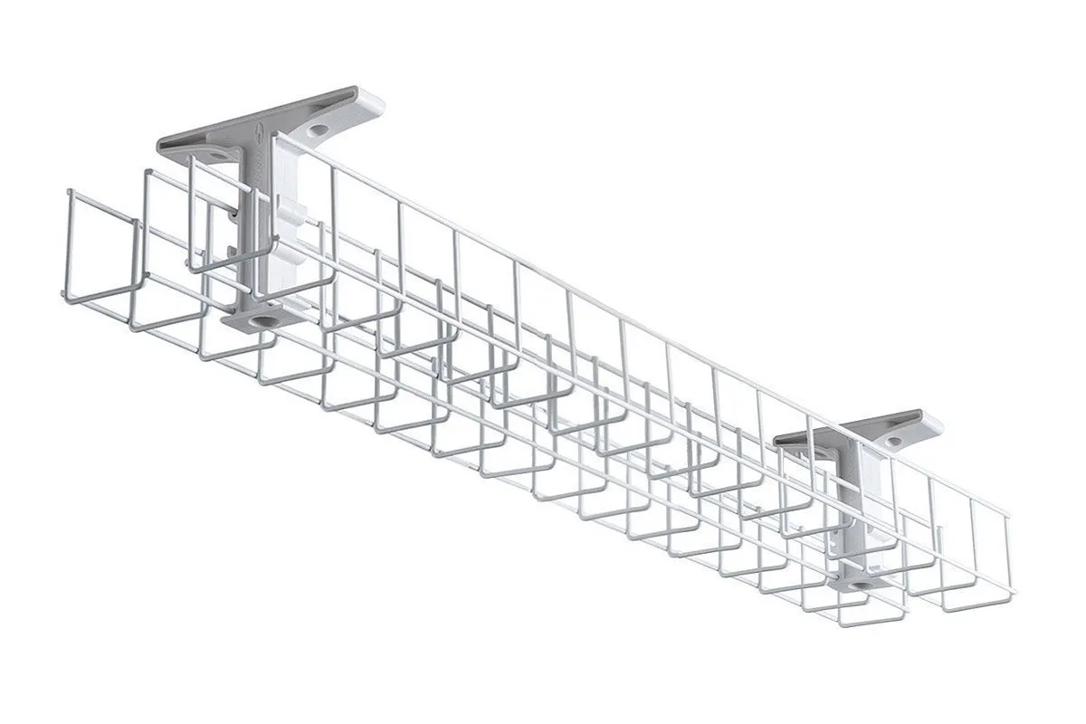 Cable Management Basket Back to Back Metal Tray