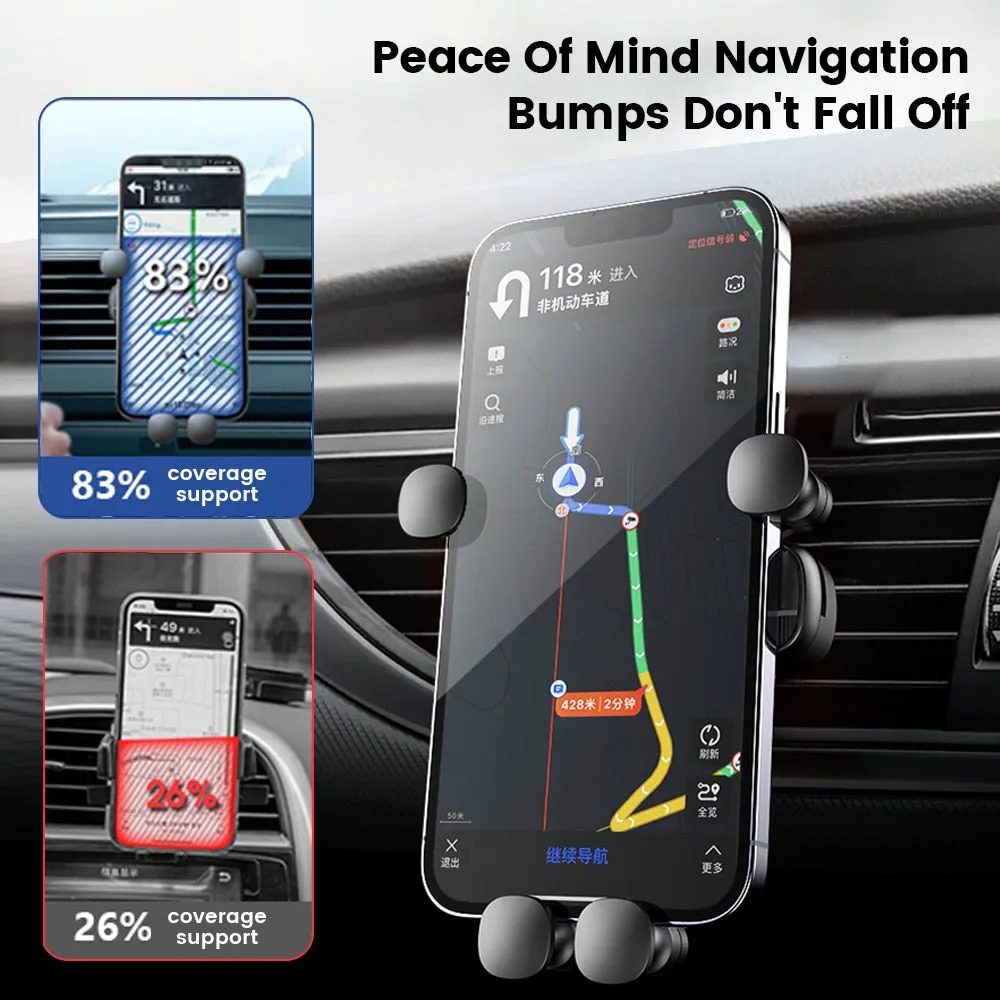 Car Phone Holder Air Vent Clip Mount Mobile Cell Phone Stand In Car GPS