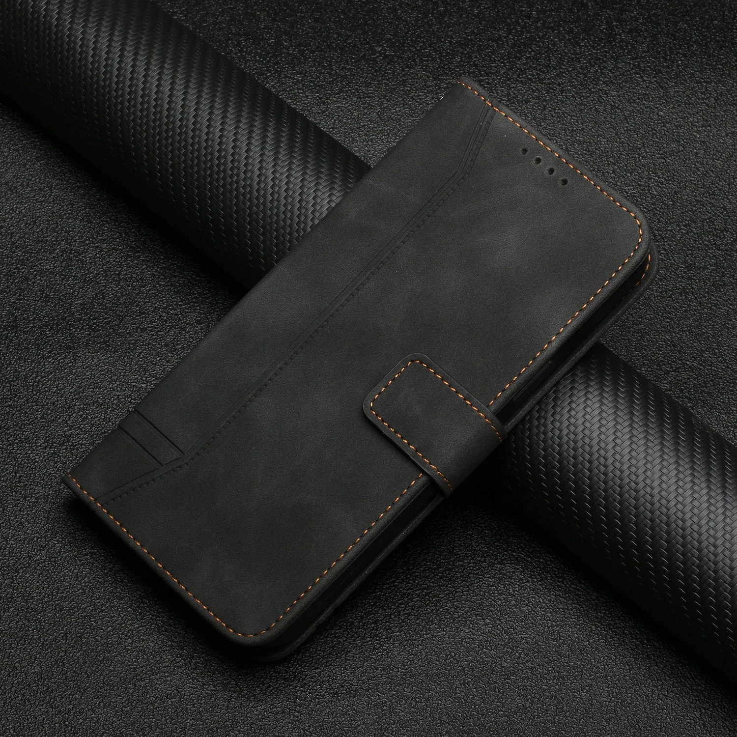 Card Fold Skin Feeling Wallet Mobile Phone Case