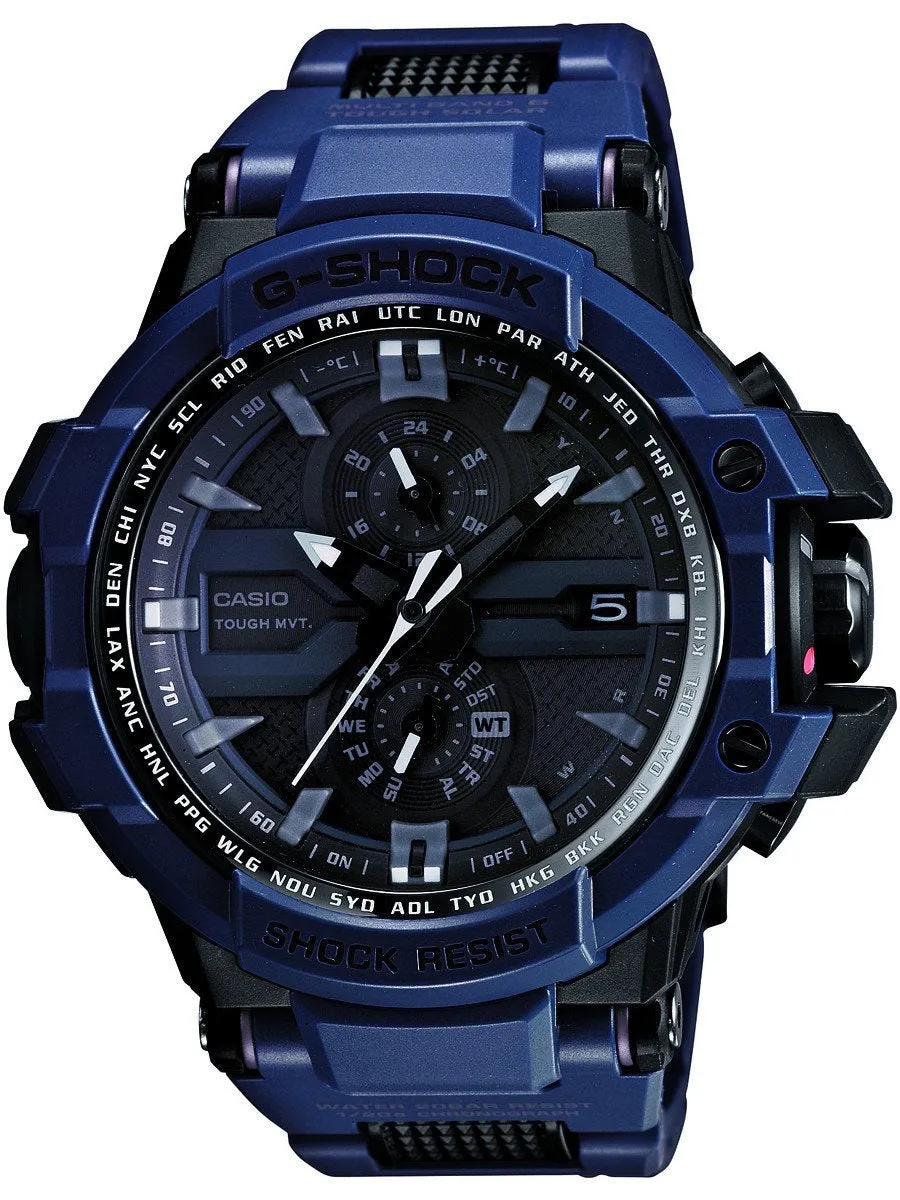 Casio G-Shock GRAVITYMASTER Triple G Solar Mens Blue Watch GWA1000FC-2A