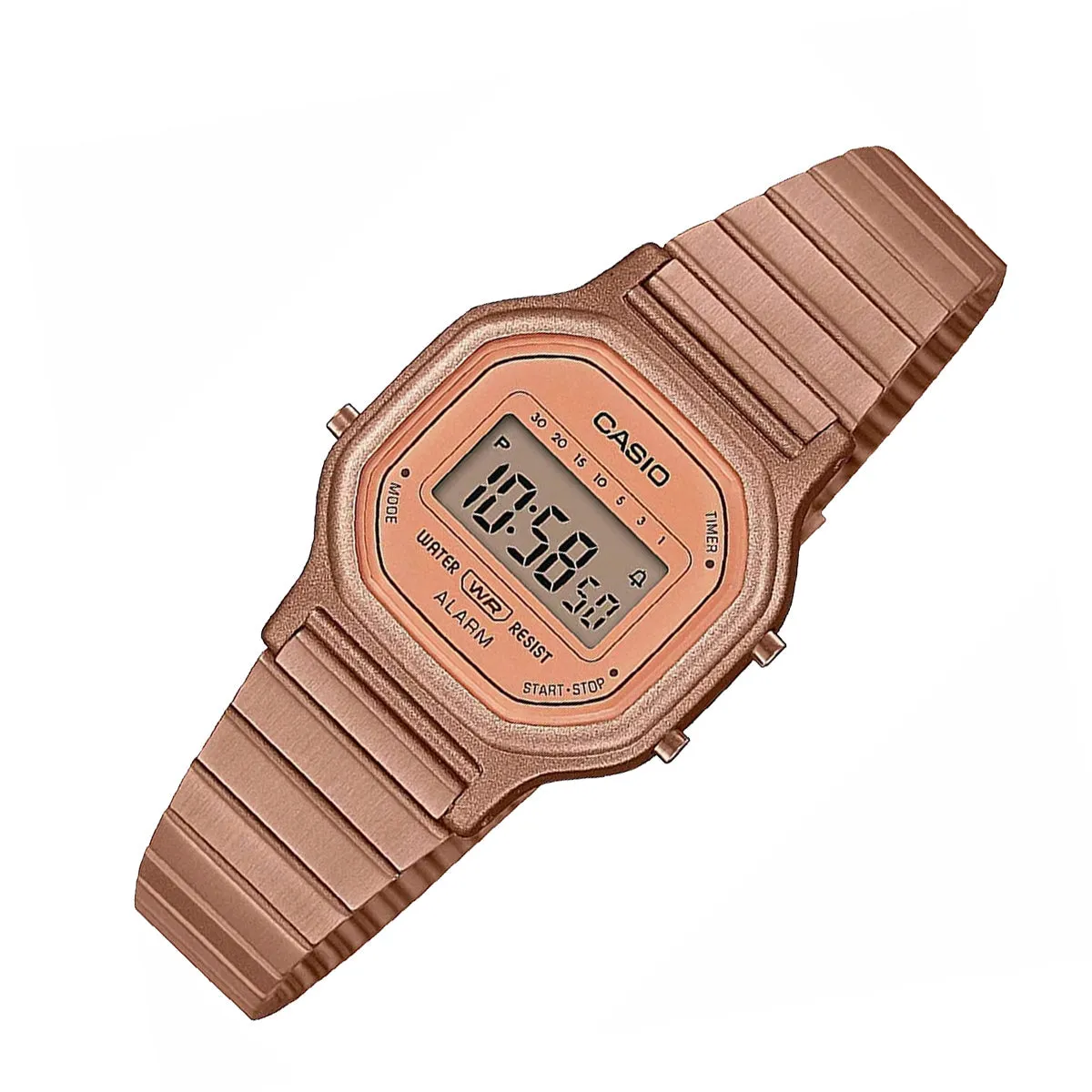 Casio LA-11WR-5A_1197 Rose gold strap watch for Women