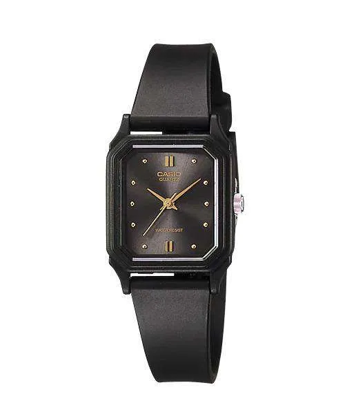 Casio LQ-142E-1ADF Black Rubber Strap Watch for Women