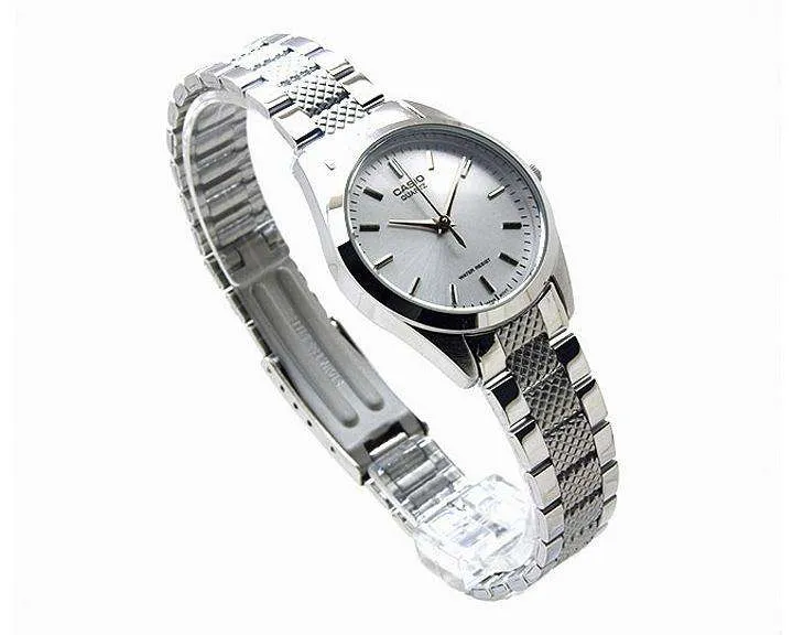 Casio LTP-1274D-7ADF Silver Stainless Steel Strap Watch for Women