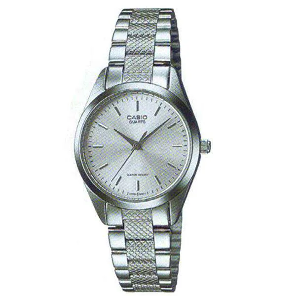 Casio LTP-1274D-7ADF Silver Stainless Steel Strap Watch for Women