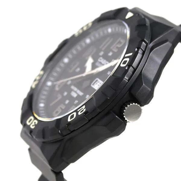 Casio MRW-210H-1AVDF Analog Black Resin Strap Watch for Men