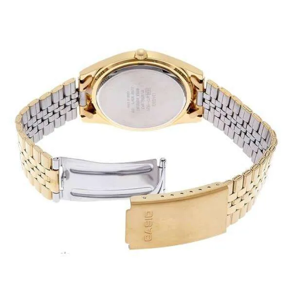 Casio MTP-1129N-7A Gold Stainless Steel Strap Watch for Men and Women