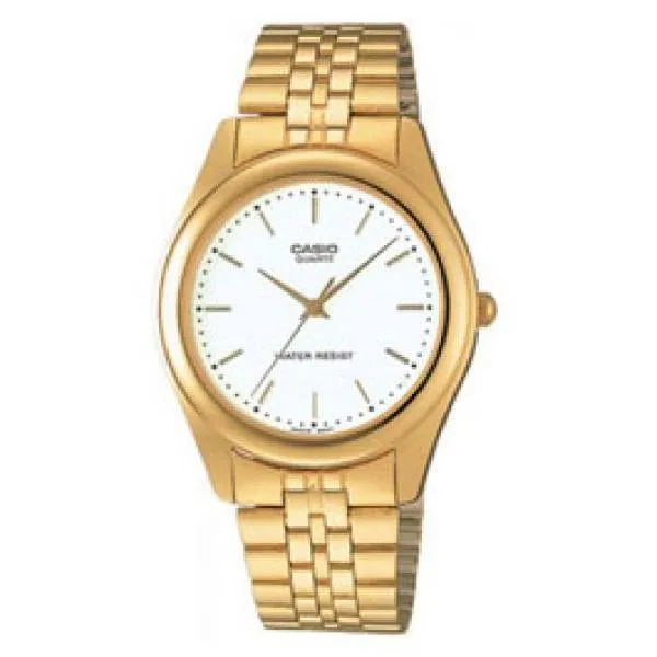 Casio MTP-1129N-7A Gold Stainless Steel Strap Watch for Men and Women