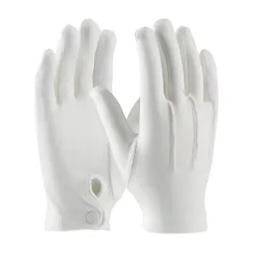 Century Glove 130-150WM/XL 100% Cotton Dress Glove with Raised Stitching on Back - Snap Closure