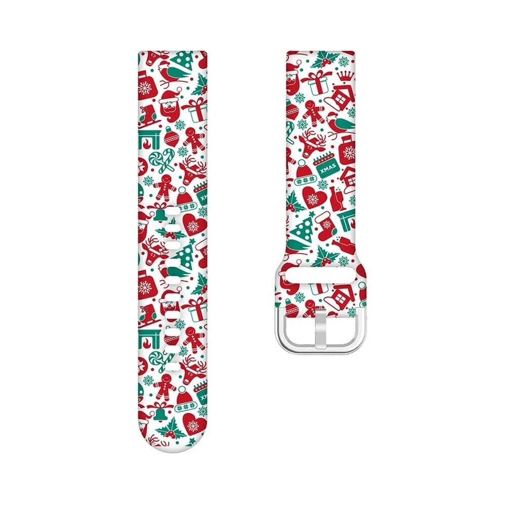 Christmas Watch Straps compatible with the Garmin Vivomove 3s