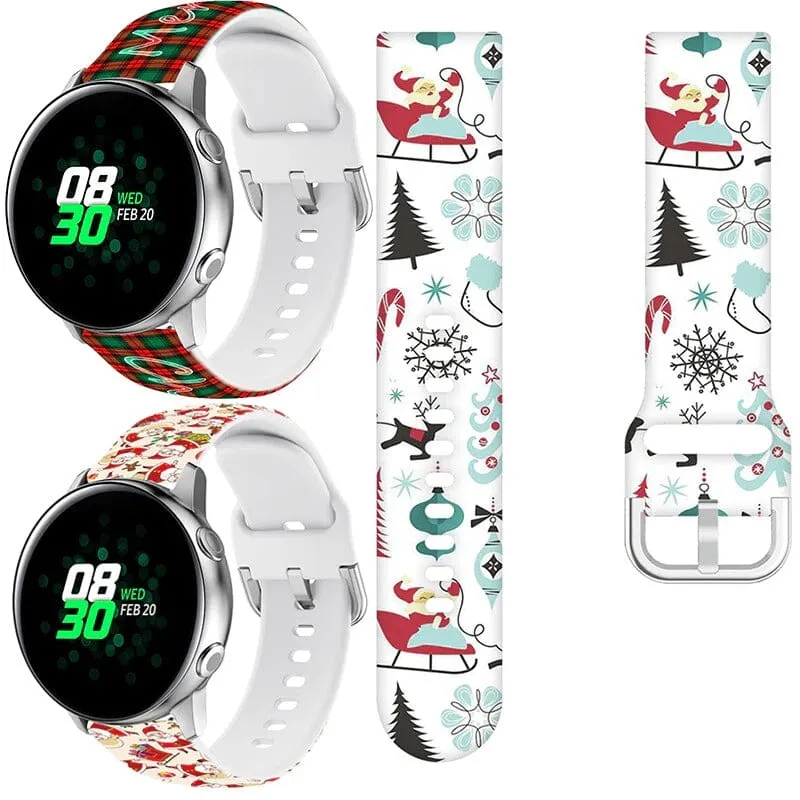 Christmas Watch Straps compatible with the Garmin Vivomove 3s