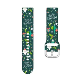 Christmas Watch Straps compatible with the Garmin Vivomove 3s