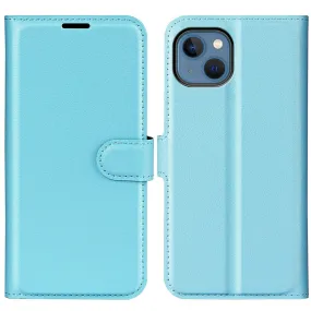 Classic iPhone 14 Max flip case - Blue