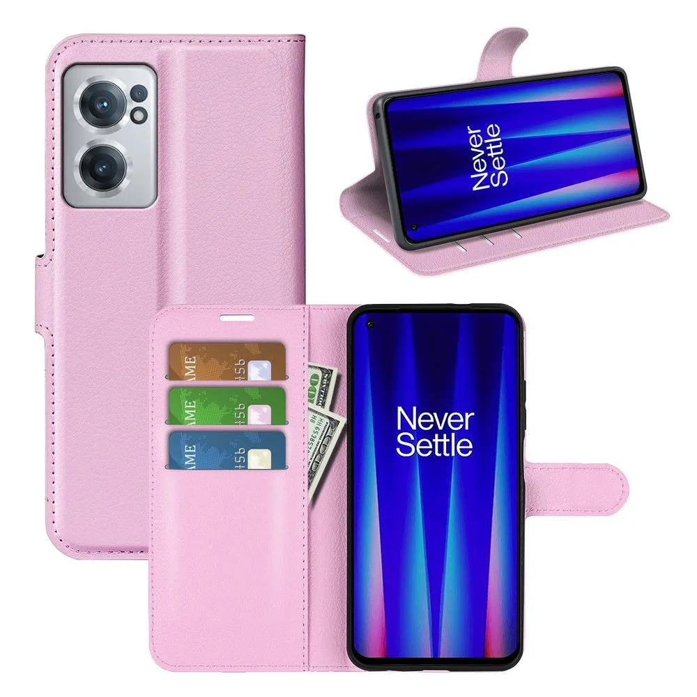 Classic OnePlus Nord CE 2 5G flip case - Pink