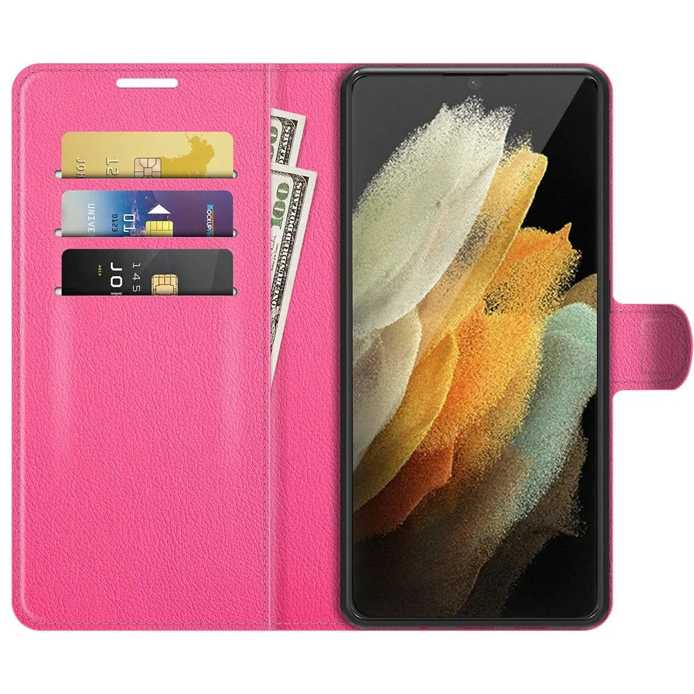 Classic Samsung Galaxy S22 Ultra flip case - Rose