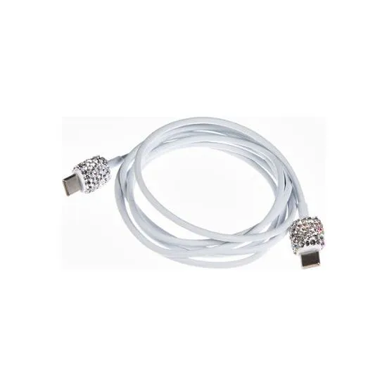 Clear Rhinestone Cable Charging Data Cable