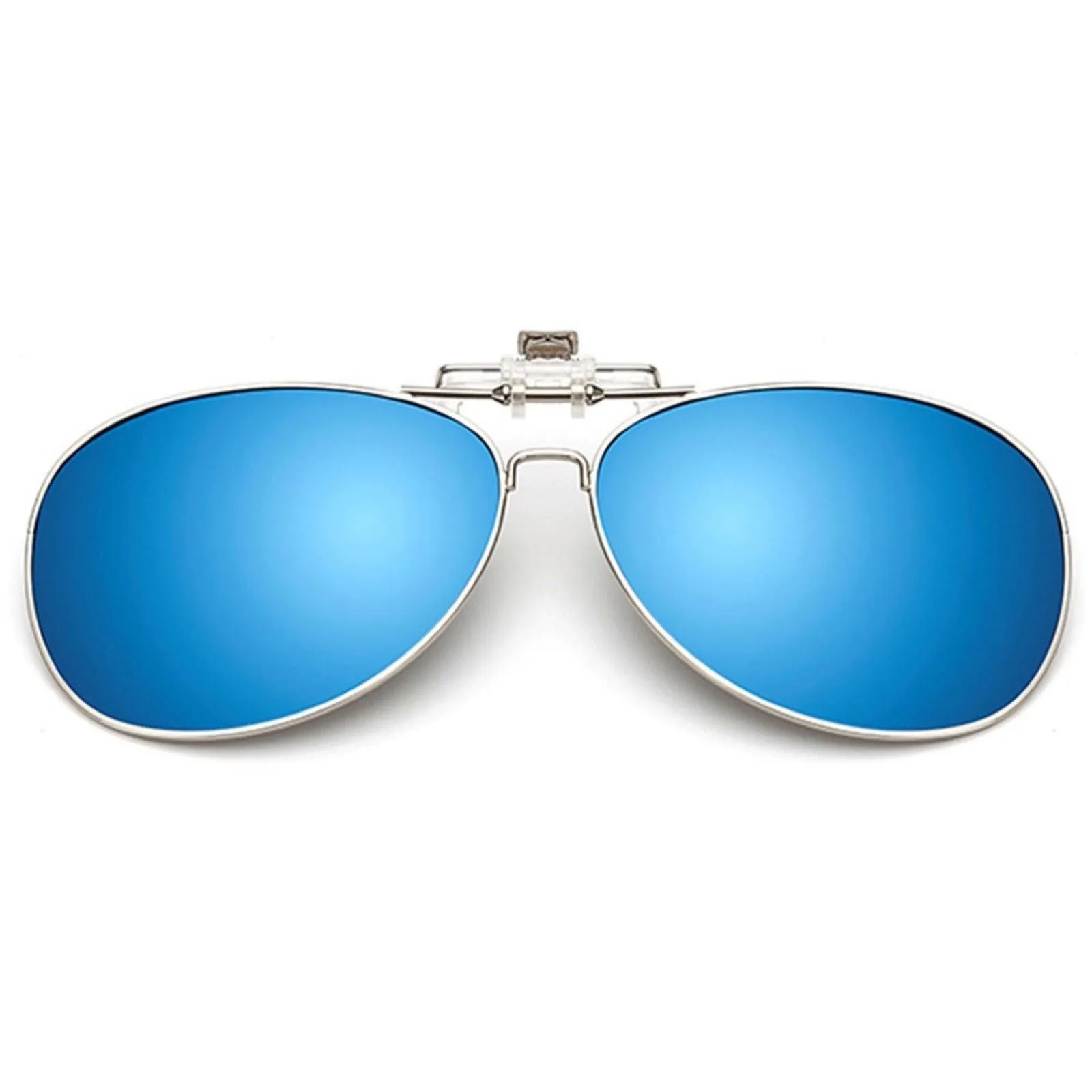 Clip on Flip up Aviator Sunglasses For Mens Womens UV 400