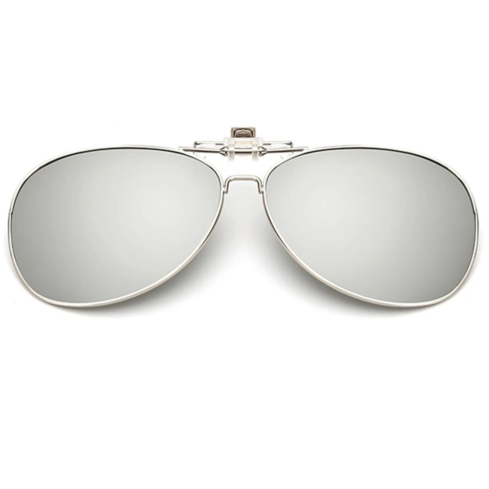 Clip on Flip up Aviator Sunglasses For Mens Womens UV 400