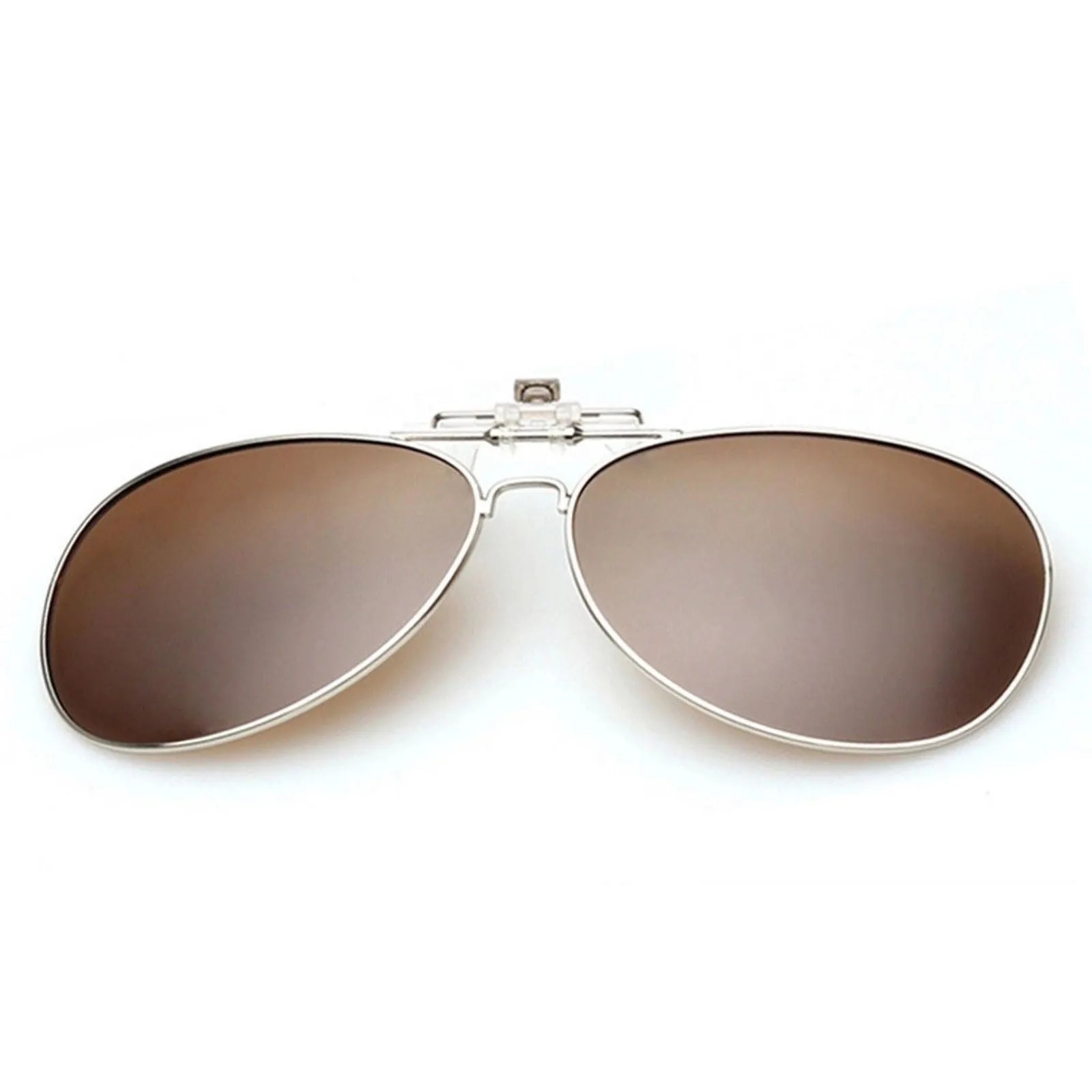 Clip on Flip up Aviator Sunglasses For Mens Womens UV 400