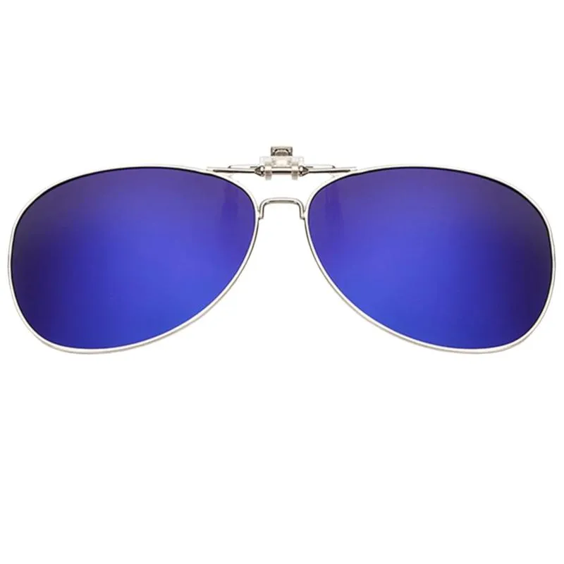 Clip on Flip up Aviator Sunglasses For Mens Womens UV 400