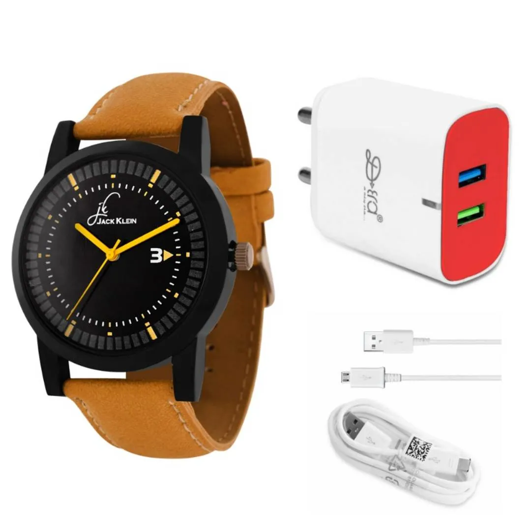 Combo Of Watch And Rapidly Mobile Charger