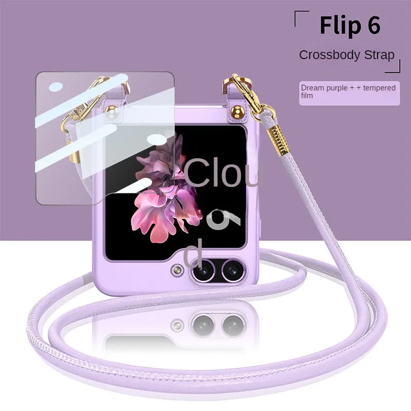 Crossboby Plastic Phone Case With Flim  For Samsung Galaxy Z Flip 6