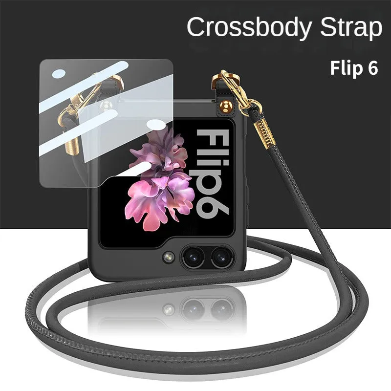 Crossboby Plastic Phone Case With Flim  For Samsung Galaxy Z Flip 6