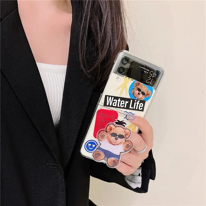 Cute Cartoon Phone Cases For  Samsung Z Flip3 ZFlip 4