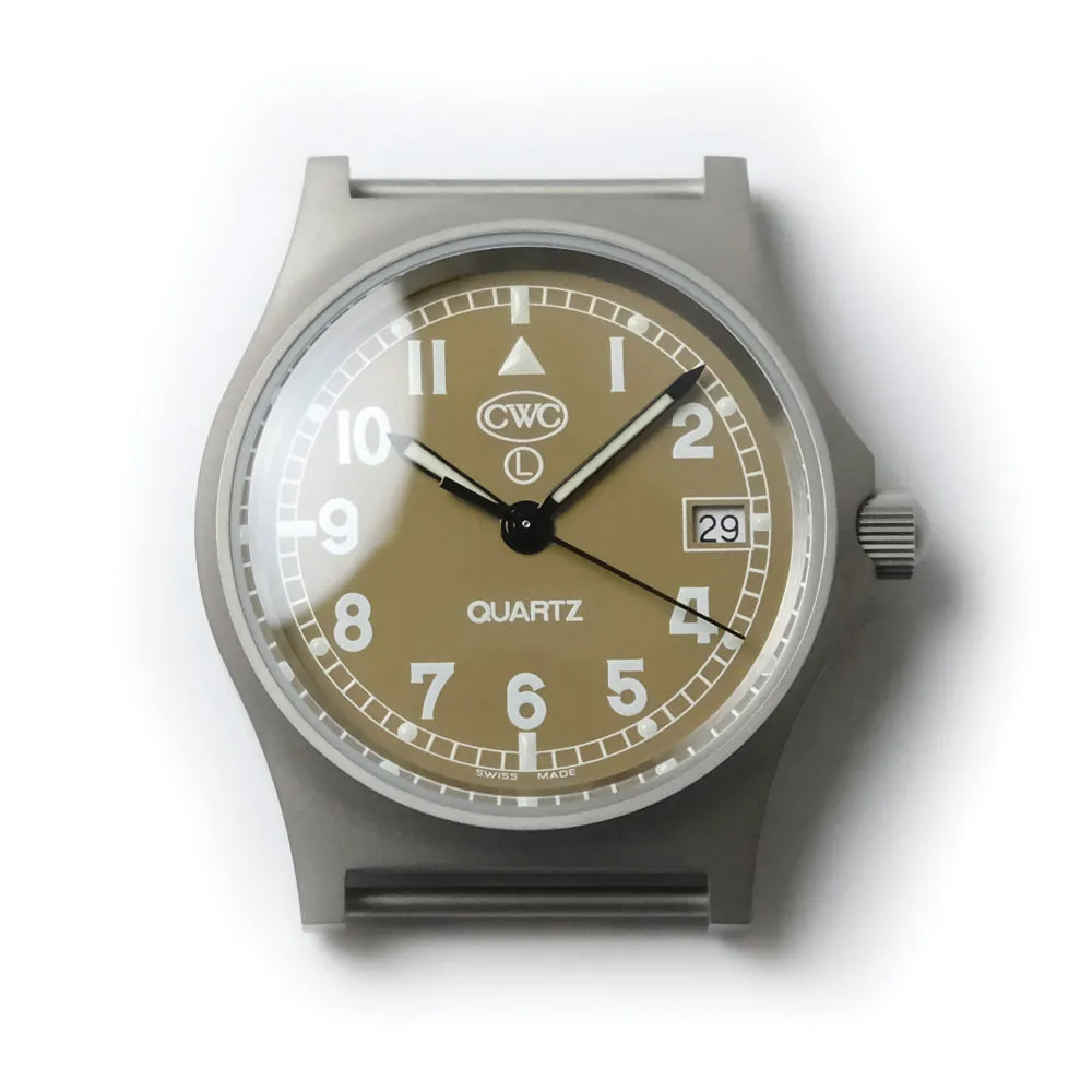 CWC GS Sapphire Desert Storm Watch, Stainless Steel with Sand Dial