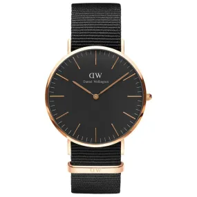 Daniel Wellington Classic 40 Cornwall  Men's Black Watch DW00600148