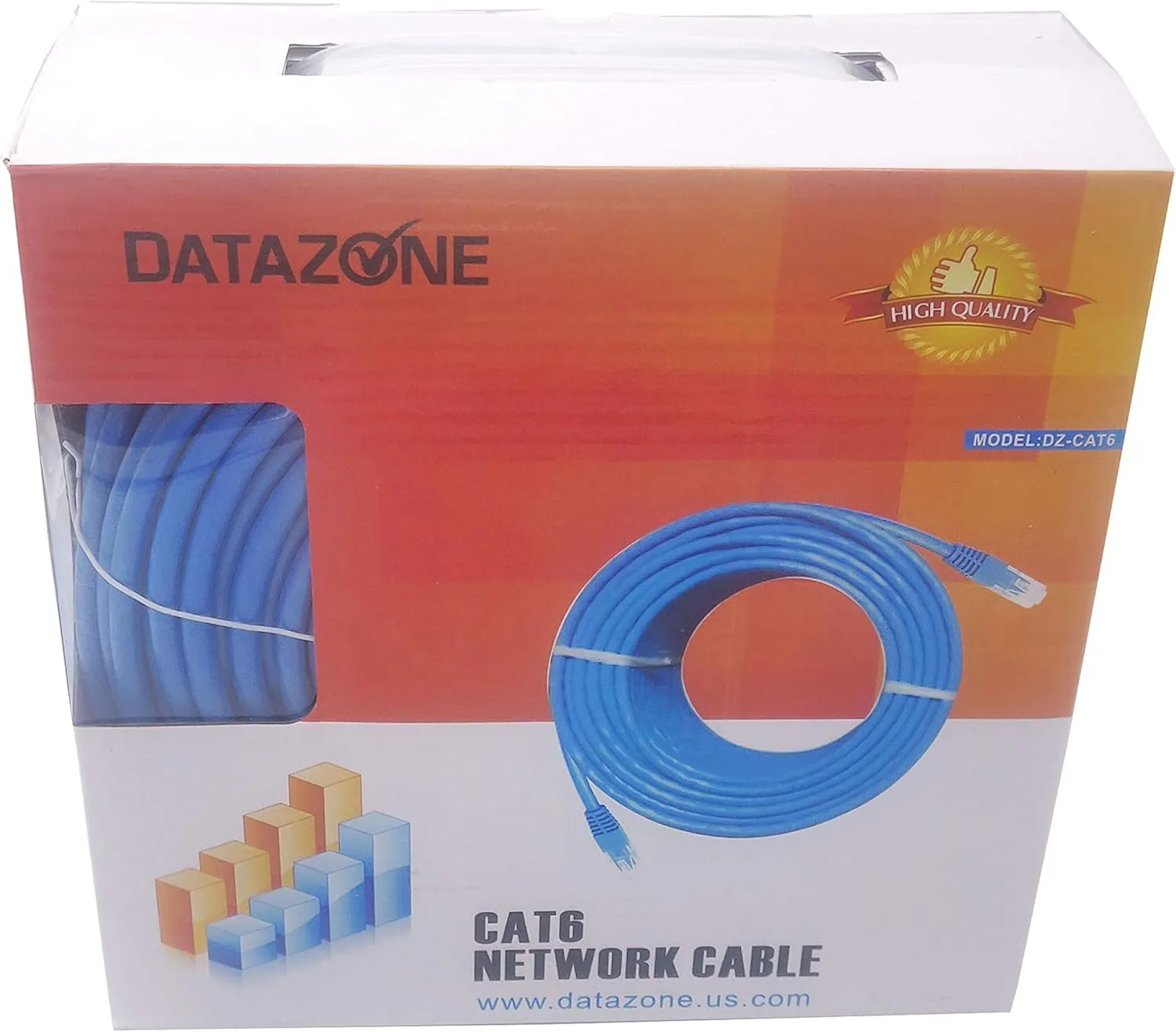 Data zone Cat 6 network cable