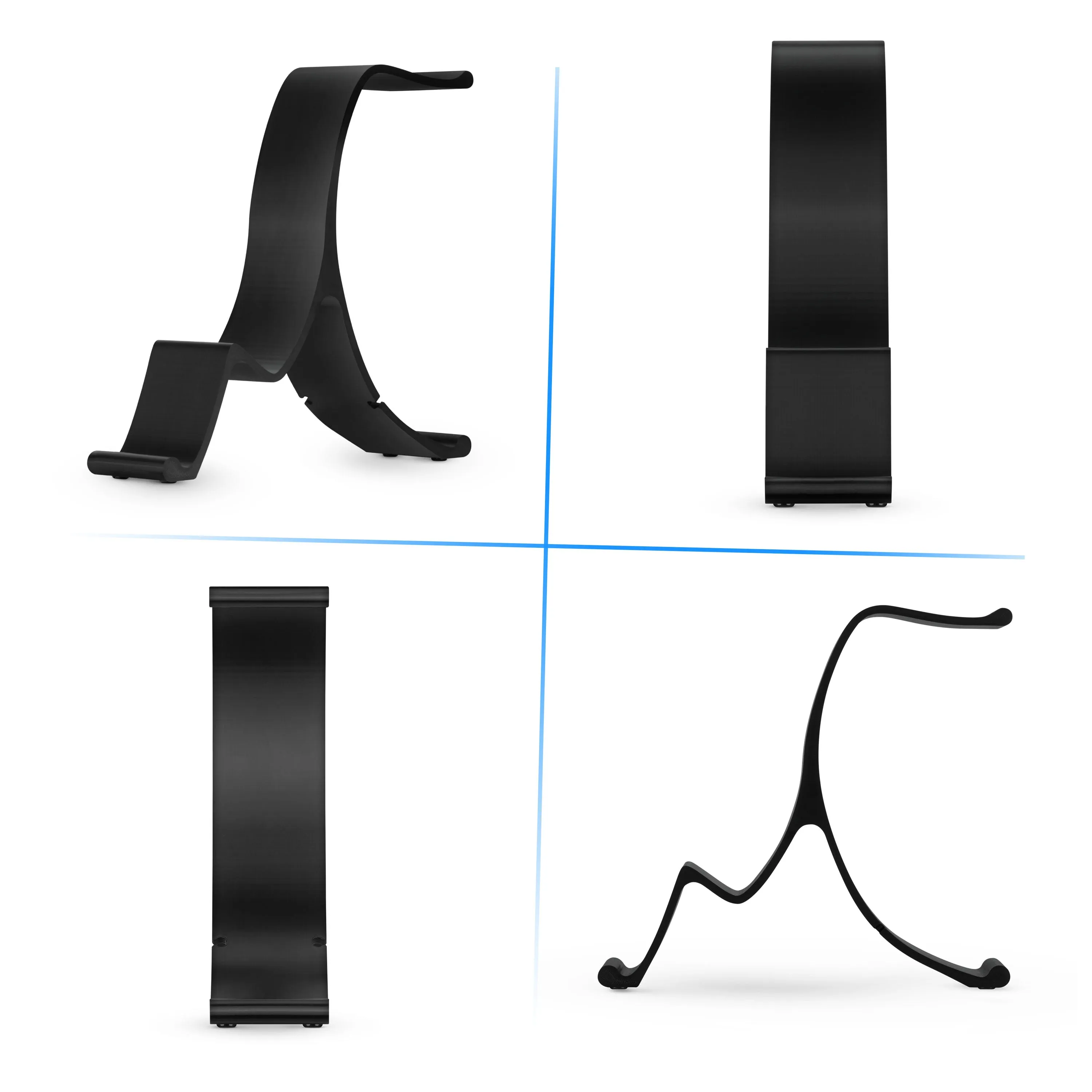 Desktop Game Controller & Headphone Stand Hanger - Stylish, Minimalist Wave Design for PS5, Xbox, Switch, PC & Retro Gamepads