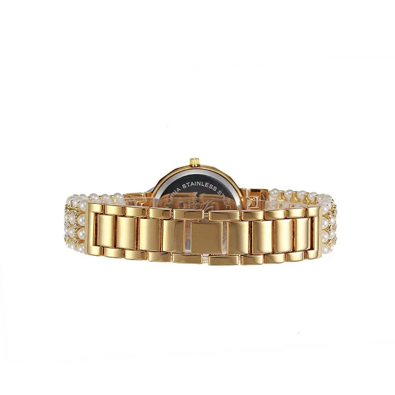 Diamond Scale Pearl Strap Women's Watch