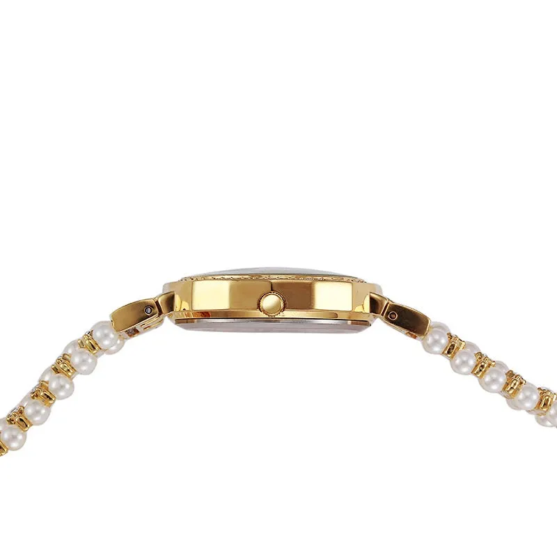 Diamond Scale Pearl Strap Women's Watch