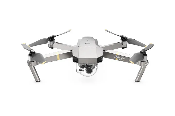 DJI MAVIC PRO PLATINUM Fly More Combo - A sleek design and compact body, best portable drone (combo)