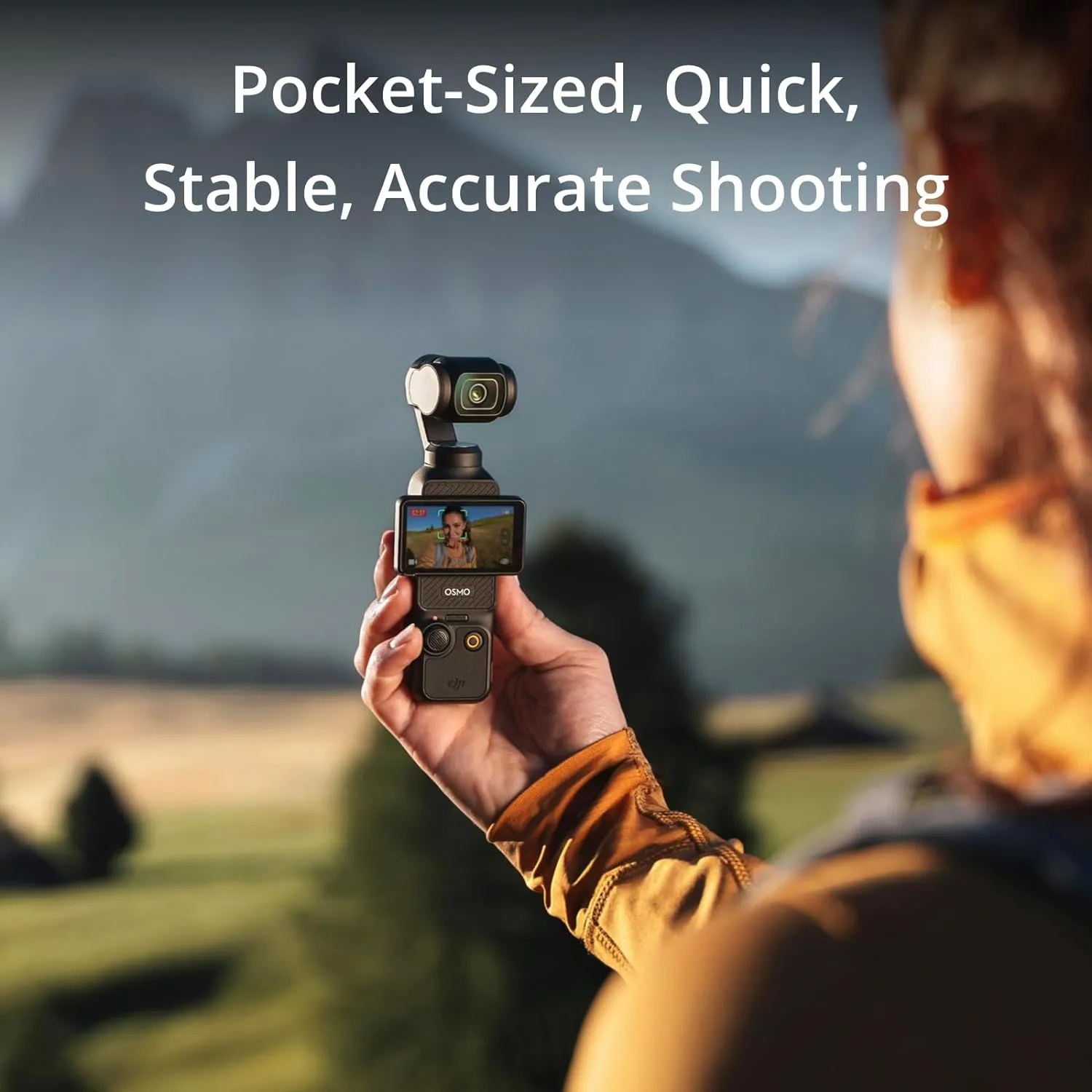 DJI Osmo Pocket 3 Creator Combo – Vlogging Camera with 1'' CMOS Sensor, 4K/120fps Video, 3-Axis Stabilization, Face/Object Tracking, Fast Focusing, Included Microphone, Digital Camera for Photography