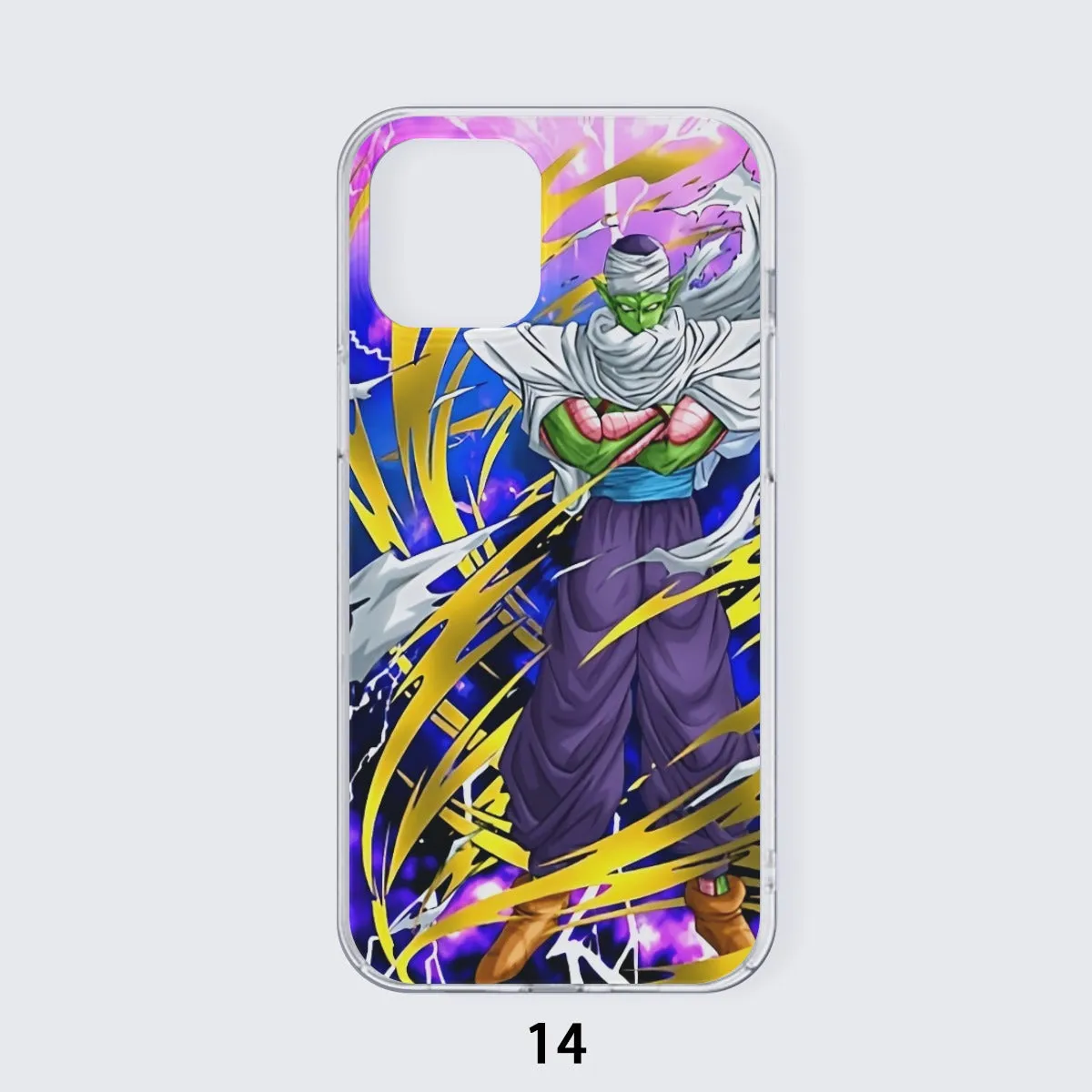 Dragon Ball Angry Piccolo Waiting Fight Aura Yellow Fashion iPhone case