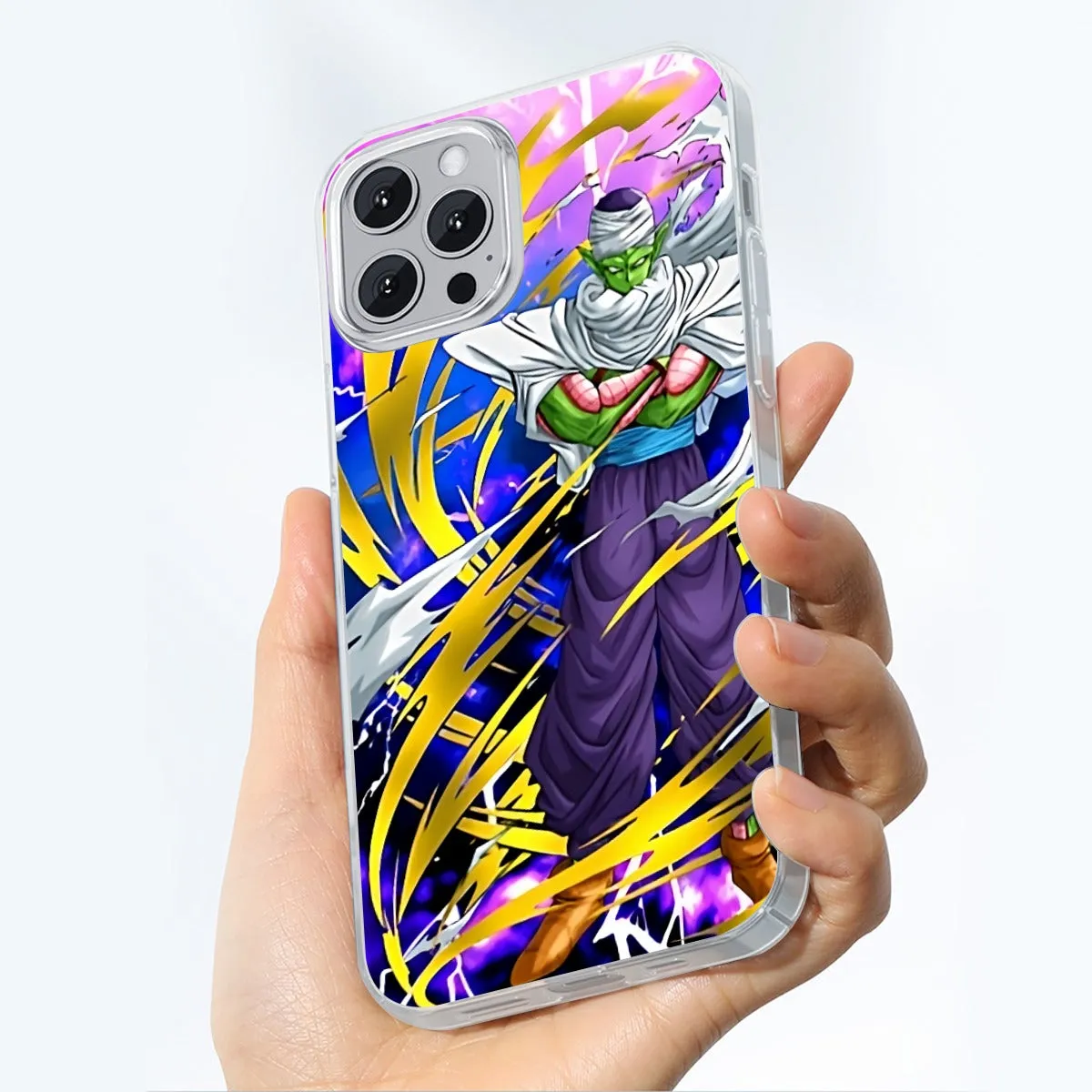 Dragon Ball Angry Piccolo Waiting Fight Aura Yellow Fashion iPhone case