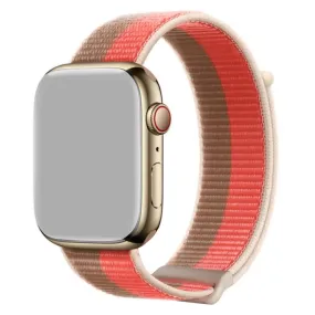 DUX DUCIS Apple Watch (45mm) sporty nylon watch strap - Pomelo Pink