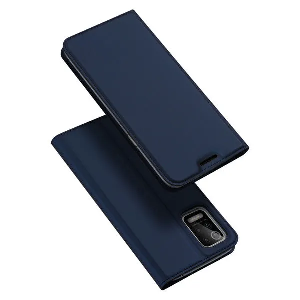 DUX DUCIS Skin Pro Faux Leather Wallet Flip Case for LG K42 / K52 / K62 - Blue