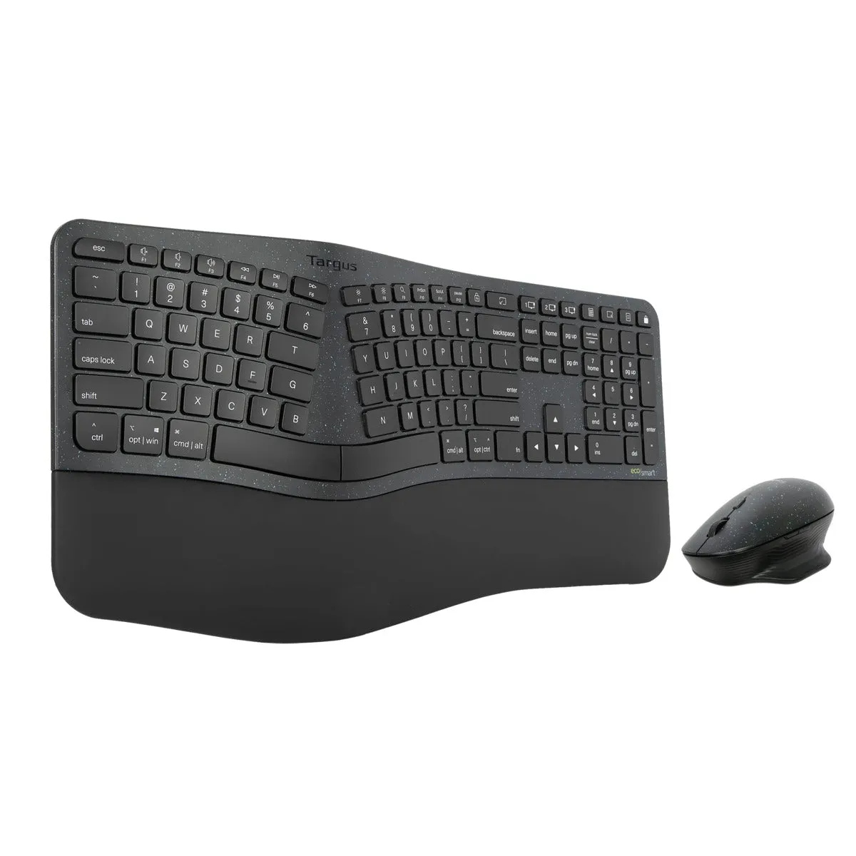 EcoSmart™ Ergonomic Keyboard and ErgoFlip™ Mouse Combo